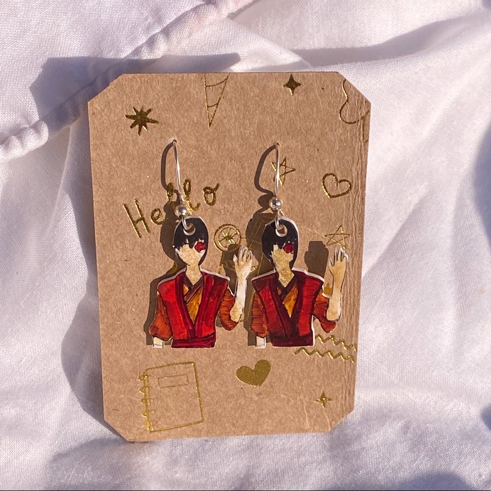 Zuko Waving earrings - Picture 1 of 1
